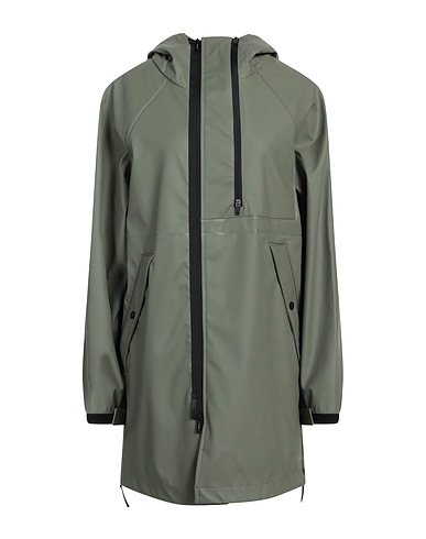 KRAKATAU Full-length jacket Sage green 70% Polyester, 30% Polyurethane