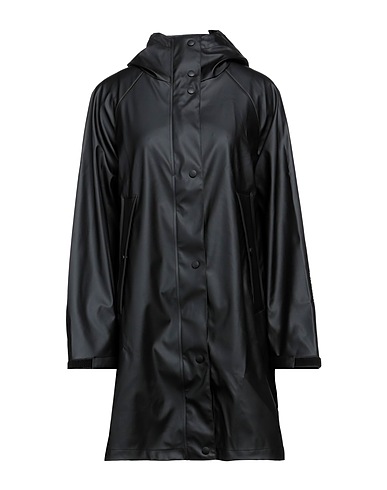 KRAKATAU Full-length jacket Black 70% Polyester, 30% Polyurethane