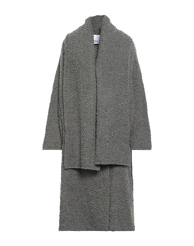 ERIKA CAVALLINI Coat Grey 88% Virgin Wool, 12% Polyamide