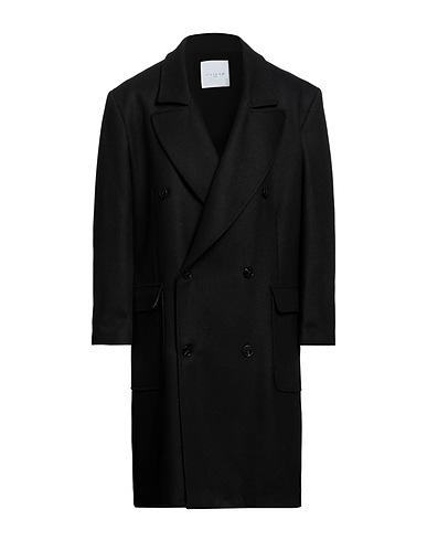 GAëLLE Paris Coat Black 60% Wool, 20% Polyester, 15% Polyamide, 5% Other Fibres
