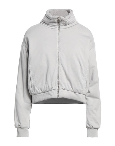 EUROPEAN CULTURE Jacket Light grey 69% Cotton, 24% Viscose, 5% Polyester, 1% Elastane, 1% Lycra®