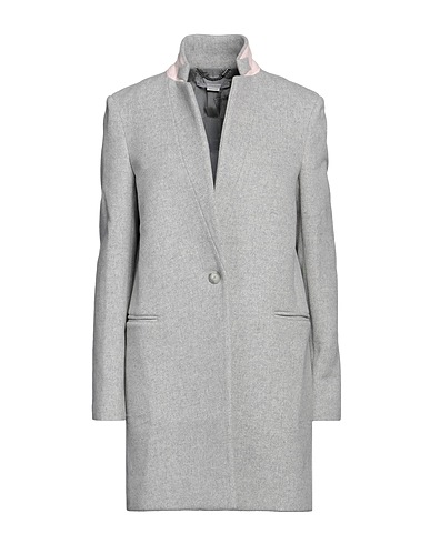 STELLA McCARTNEY コート グレー ウール 100% / レーヨン