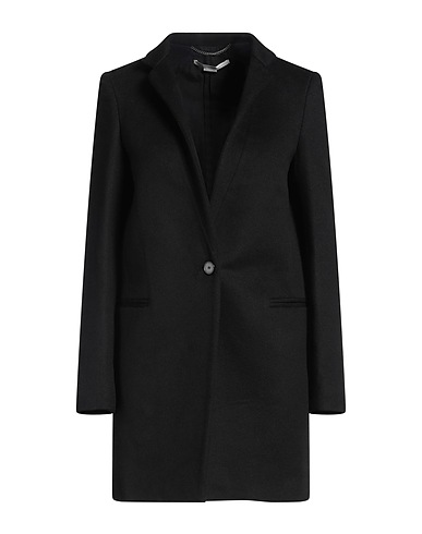 STELLA McCARTNEY Coat Black 100% Wool, Viscose