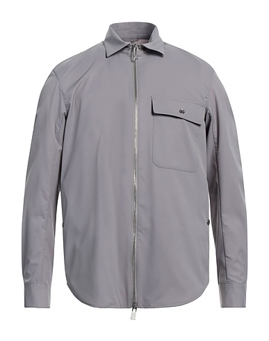 EMPORIO ARMANI Solid colour shirt 85% Polyester, 15% Elastane