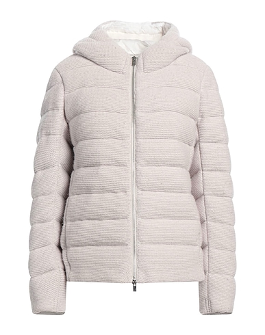 PUROTATTO Shell jacket Off white 70% Wool, 30% Cashmere