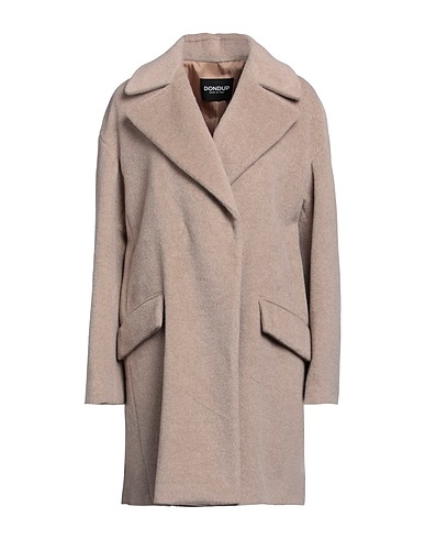 DONDUP Cabanjacke & Zweireiher Maulwurfsgrau 48% Wolle, 22% Alpakawolle, 15% Mohairwolle, 15% Polyamid