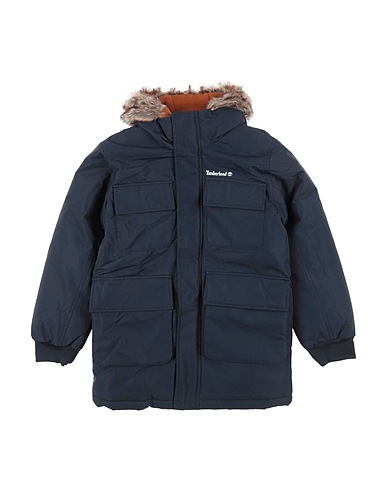 TIMBERLAND Coat Midnight blue 100% Polyester, Acrylic