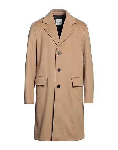 SANDRO Coat Camel 90% Wool, 10% Cashmere