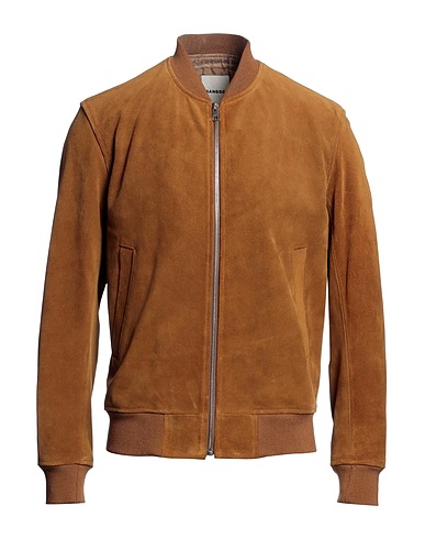 SANDRO Bomber Khaki Pelle di bovino, Viscosa, Poliammide, Altre Fibre