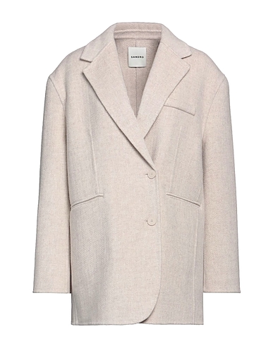 SANDRO Mantel 80% Wolle, 20% Polyamid