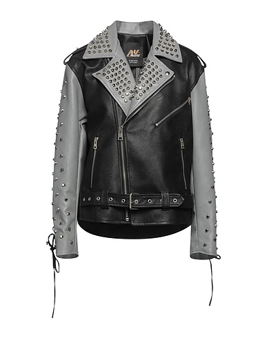 ANIYE RECORDS Biker jacket Black 100% Viscose