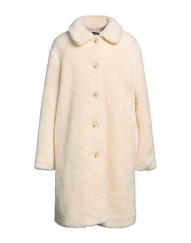 A.P.C. Coat Cream 85% Wool, 15% Cotton