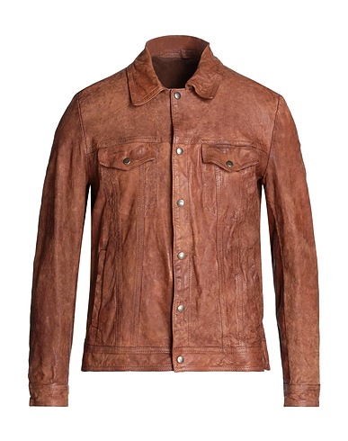 SALVATORE SANTORO Jacket Tan Ovine leather