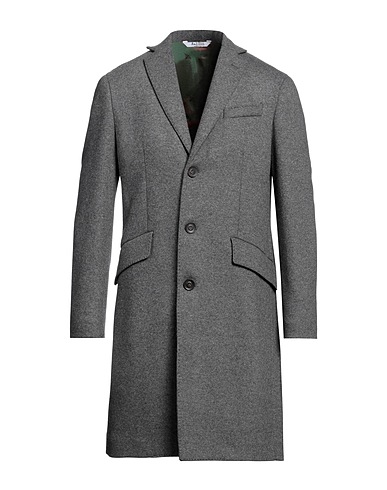 BOTTEGA MARTINESE Coat Grey 67% Wool, 30% Polyamide, 3% Other Fibres