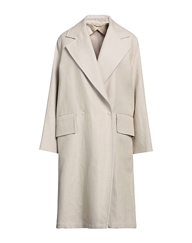 MAX MARA Coat Beige 100% Linen