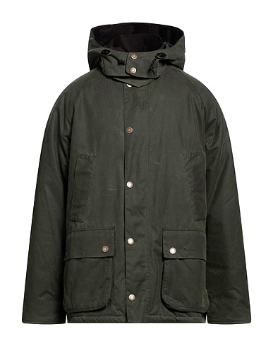 BARBOUR ブルゾン ミリタリーグリーン コットン 100%