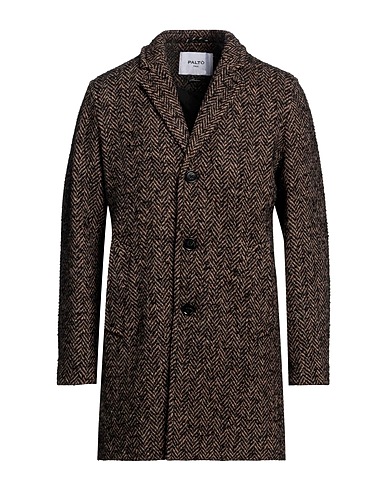 PALTÒ Coat Beige 60% Wool, 20% Acrylic, 9% Polyester, 7% Other Fibres, 4% Alpaca wool