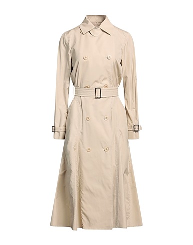 MAX MARA Double breasted pea coat Beige 100% Cotton
