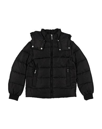 MOSCHINO TEEN Piumino Nero 100% Poliestere, Elastan