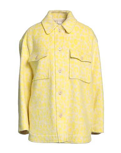 ISABEL MARANT Cappotto Giallo pastello 100% Lana Vergine
