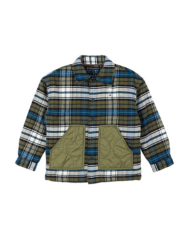TOMMY HILFIGER Jacket Military green 100% Cotton
