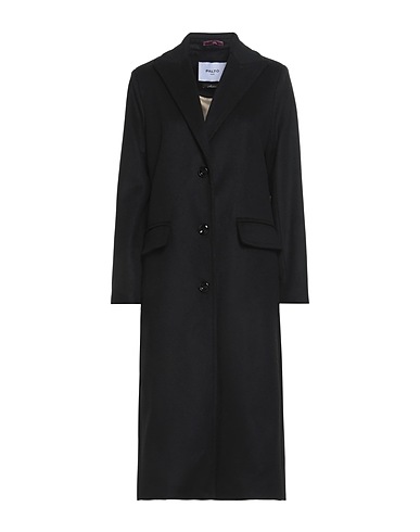 PALTÒ Coat Black 90% Virgin Wool, 10% Cashmere