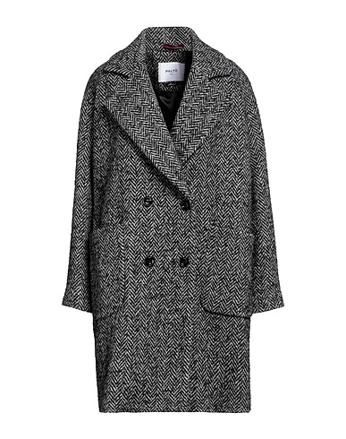 PALTÒ Caban e doppio petto Nero 64% Lana, 20% Acrilico, 9% Poliestere, 4% Altre Fibre, 3% Nylon