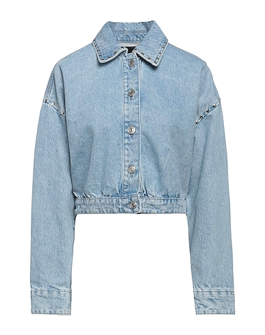 MAJE Denim jacket Blue 100% Cotton