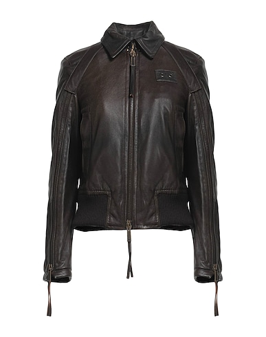 DSQUARED2 Leather jacket 100% Ovine leather