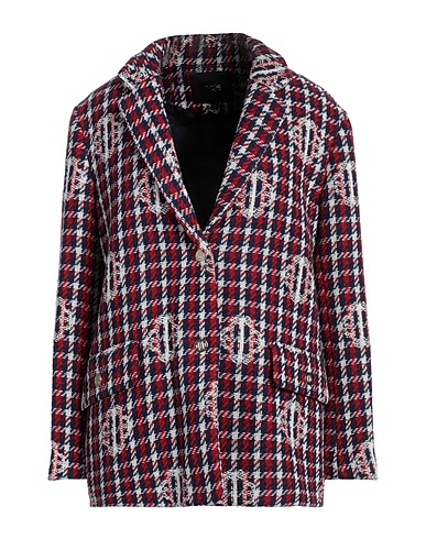MAJE Coat Red 32% Acrylic, 30% Wool, 25% Polyester, 8% Polyamide, 5% Cotton
