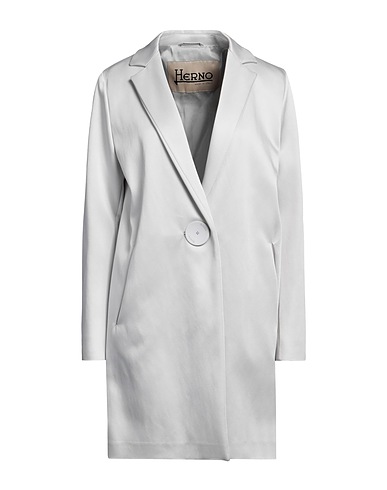 HERNO Full-length jacket Light grey 58% Polyamide, 42% Acetate