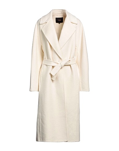 MAJE Coat Ivory 78% Wool, 22% Polyamide