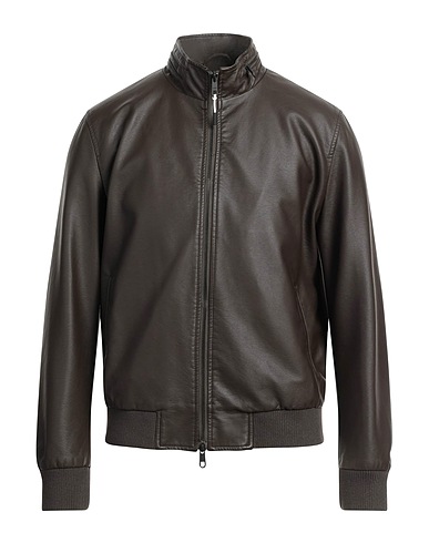 COSTUME NATIONAL ブルゾン ダークブラウン ポリウレタン 100%