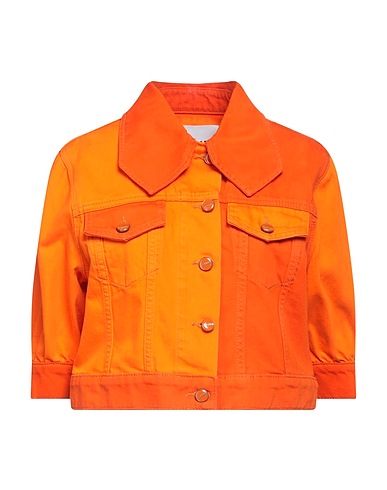 GANNI Denim jacket Orange 100% Organic cotton