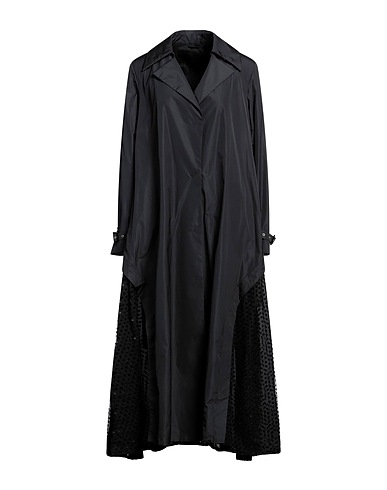 HERNO Full-length jacket Charcoal 100% Polyester, Polyamide