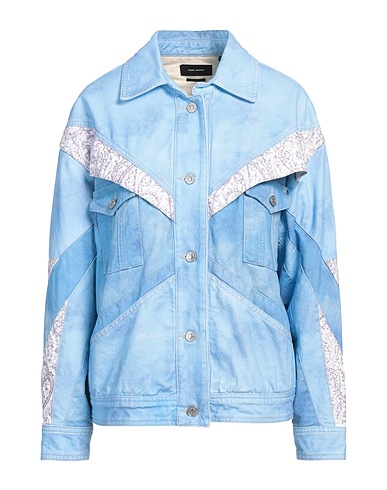 ISABEL MARANT Blouson en jean Bleu ciel 100% Coton