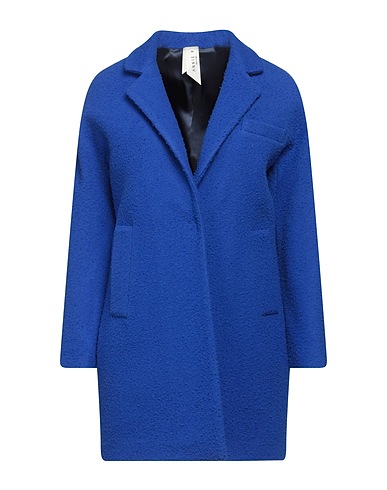 ANNIE P. Cappotto Blu china 50% Lana Vergine, 33% Lana mohair, 17% Poliammide, Viscosa