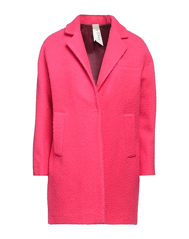 ANNIE P. Cappotto Fucsia 50% Lana Vergine, 33% Lana mohair, 17% Poliammide, Viscosa