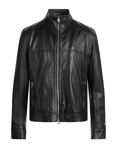 STEWART Biker jacket Black Lambskin