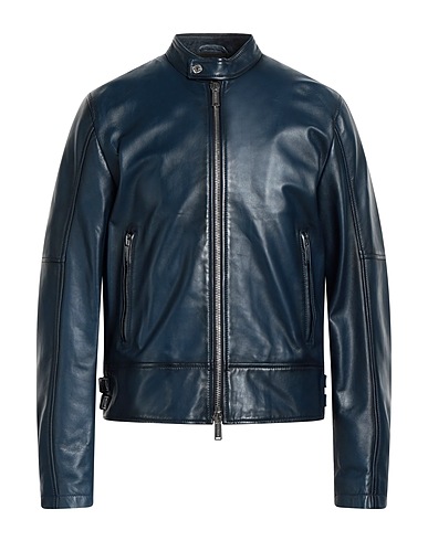 DSQUARED2 Giubbotto Blu 100% Pelle ovina