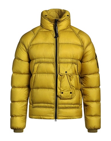 C.P. COMPANY Shell jacket Yellow 100% Polyamide