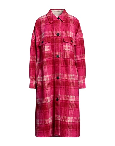 MARANT ÉTOILE Coat Fuchsia 58% Polyester, 27% Virgin Wool, 15% Acrylic