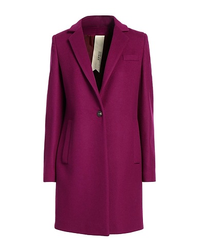 ANNIE P. Coat Mauve 70% Virgin Wool, 20% Polyamide, 10% Cashmere
