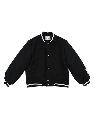 MSGM Bomber Black 80% Polyester, 20% Wool