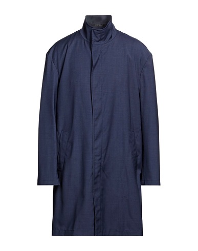 EMPORIO ARMANI Full-length jacket Navy 100% Virgin Wool