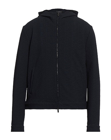 EMPORIO ARMANI Jacket Navy blue 68% Polyamide, 28% Polyester, 4% Elastane