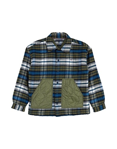 TOMMY HILFIGER Jacket Military green 100% Cotton