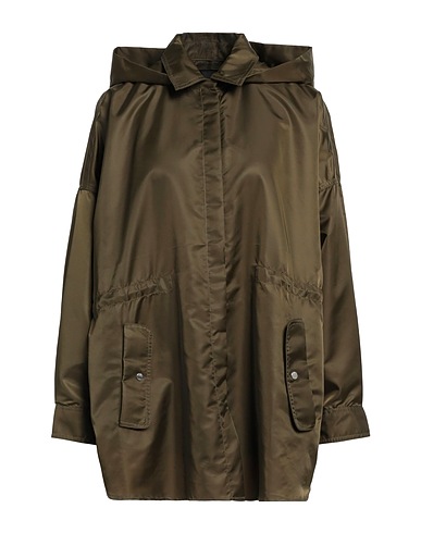 MAJE Full-length jacket Military green 100% Polyamide