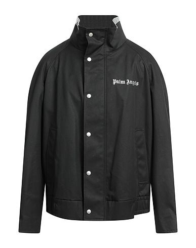 PALM ANGELS Jacket Black 100% Cotton, Polyester