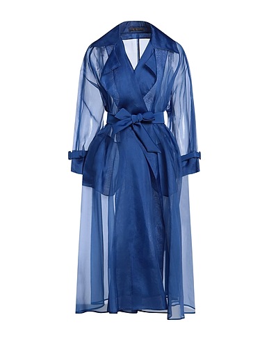MAX MARA Full-length jacket Blue 100% Silk